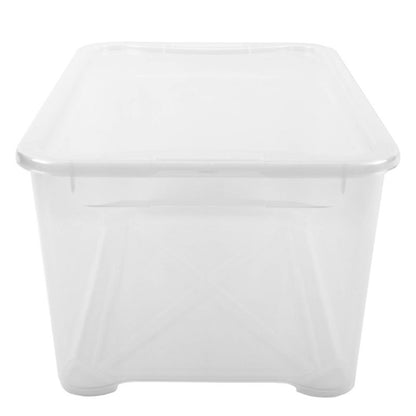 Curver T Box opbevaringsboks med låg 47L, transparent, 1 stk.