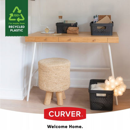 Curver Infinity opbevaringsbokse 4,5 + 11 + 17 L, mørkegrå