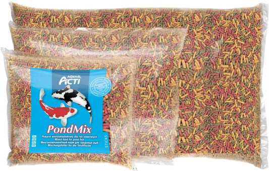 Foder til damfisk Aquael Pond mix 2L