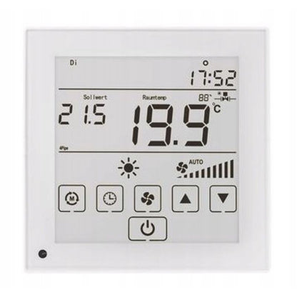 Rumtermostat LCF02 Touch 5DO Modbus Hvid