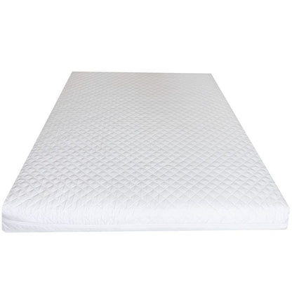 Kam-Pol hvid quiltet madrasbetræk 140x200x18 cm, 1 stk.