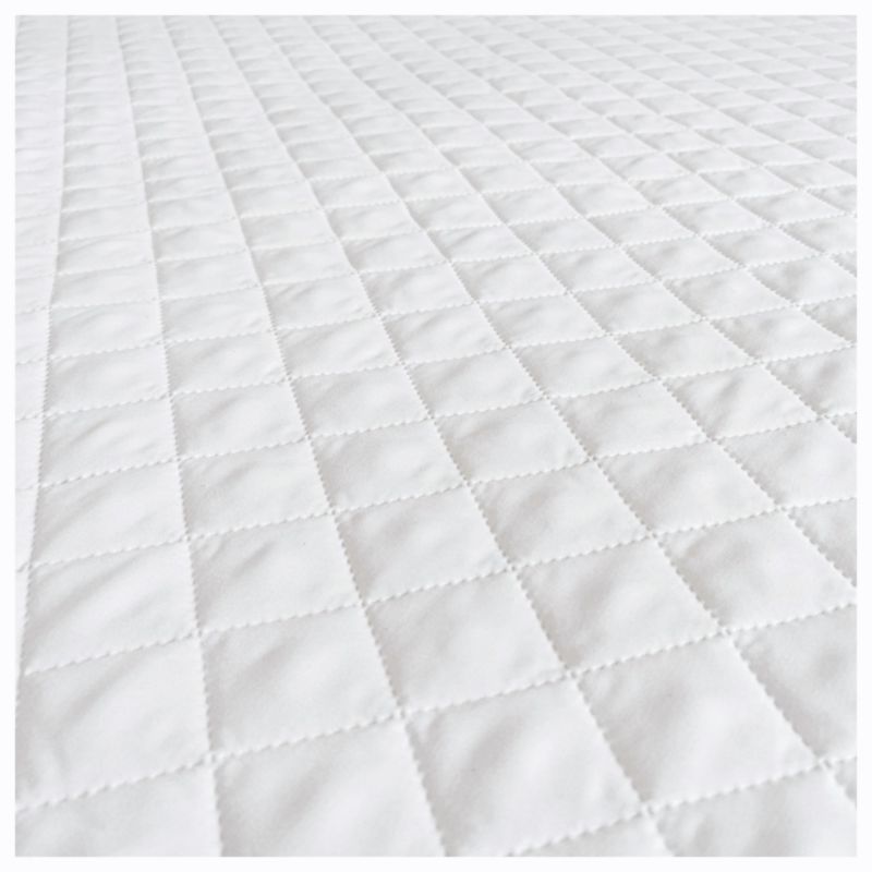 Kam-Pol hvid quiltet madrasbetræk 140x200x18 cm, 1 stk.
