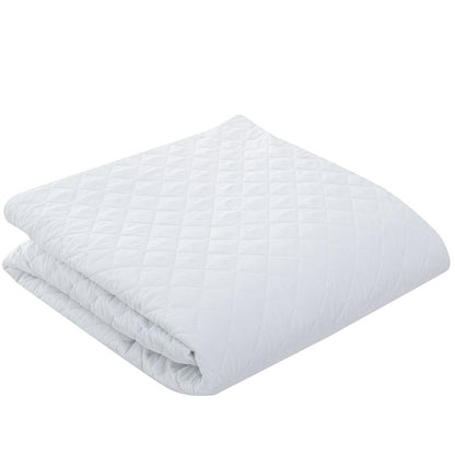 Kam-Pol hvid quiltet madrasbetræk 140x200x18 cm, 1 stk.