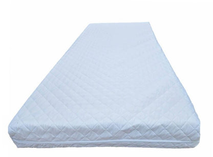 Kam-Pol hvid quiltet madrasbetræk 140x200x18 cm, 1 stk.