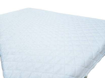 Kam-Pol hvid quiltet madrasbetræk 140x200x18 cm, 1 stk.