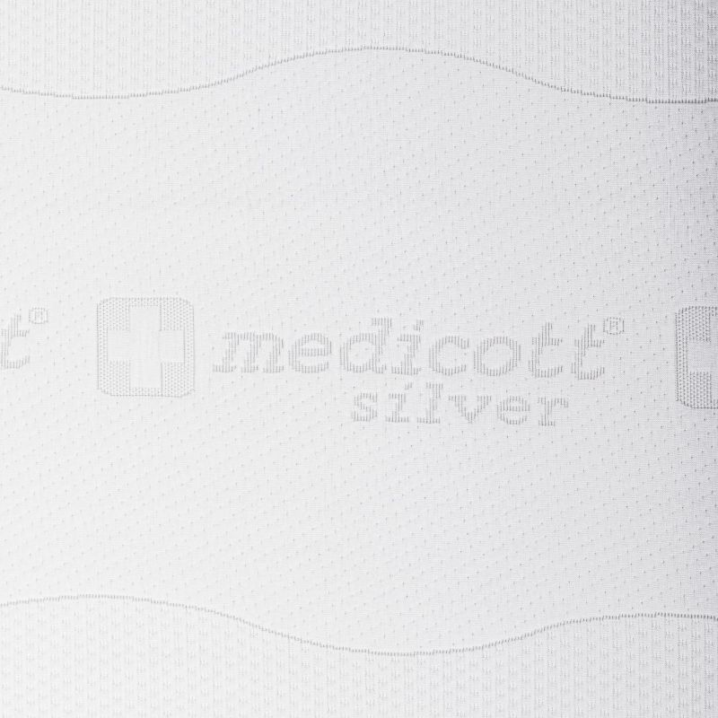 Kam-Pol madrasbetræk med sølvioner med lynlås 180x200x25 cm, 1 stk.