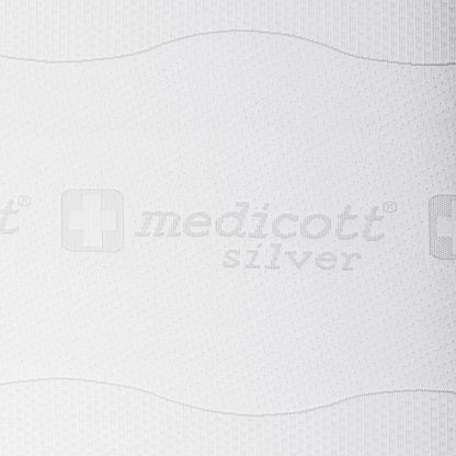 Kam-Pol madrasbetræk med sølvioner med lynlås 180x200x25 cm, 1 stk.