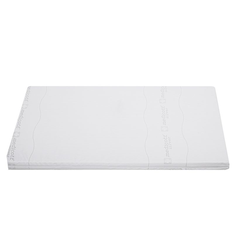 Kam-Pol madrasbetræk med sølvioner med lynlås 180x200x25 cm, 1 stk.