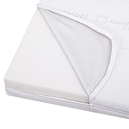 Kam-Pol madrasbetræk med sølvioner med lynlås 180x200x25 cm, 1 stk.