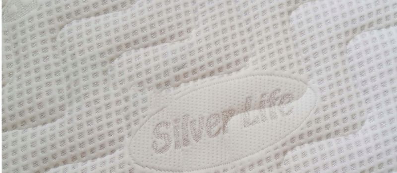 Kam-Pol sølvion quiltet madrasbetræk 200 x 220 x 20 cm, 1 stk.