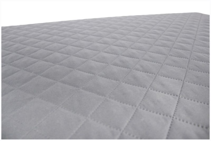 Kam-Pol grå quiltet madrasbetræk 200x220x18 cm, 1 stk.