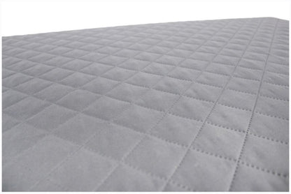 Kam-Pol grå quiltet madrasbetræk 200x220x18 cm, 1 stk.