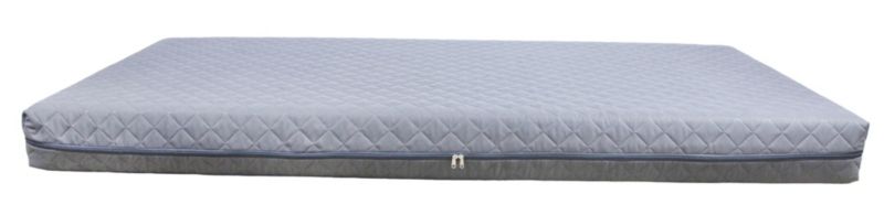 Kam-Pol grå quiltet madrasbetræk 200x220x18 cm, 1 stk.