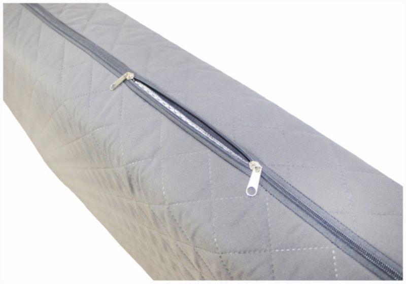 Kam-Pol grå quiltet madrasbetræk 200x220x18 cm, 1 stk.