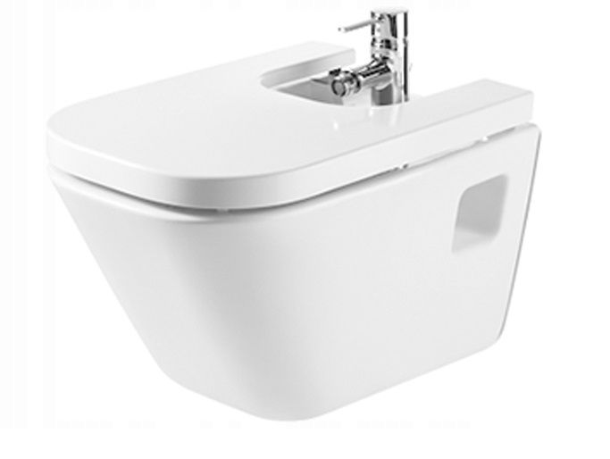 Bidetlåg Duroplast 51,2 x 34,8 cm Hvid Antibakteriel 8433290847017