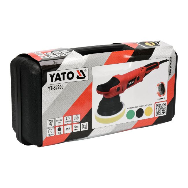 Eksentrisk polermaskine Yato 150 mm 720 W