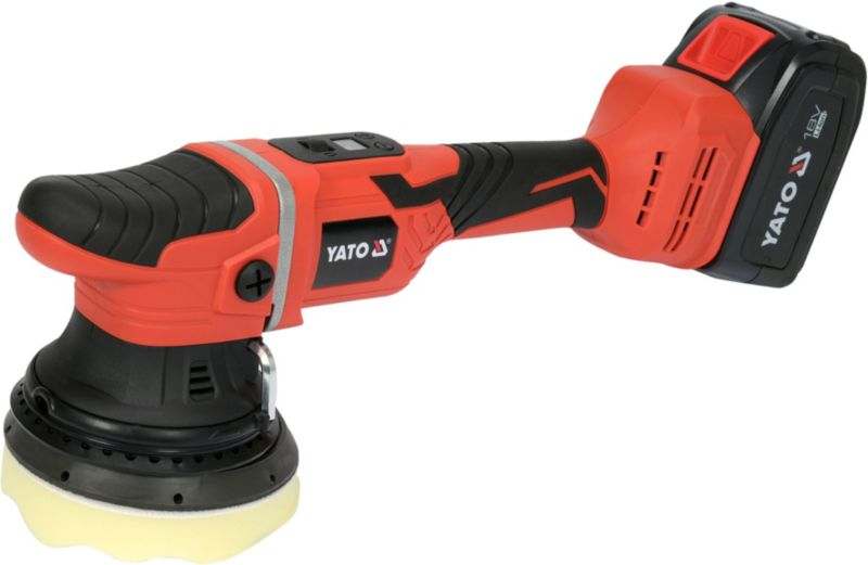 Yato orbitalpolermaskine 125 mm 18 V sæt