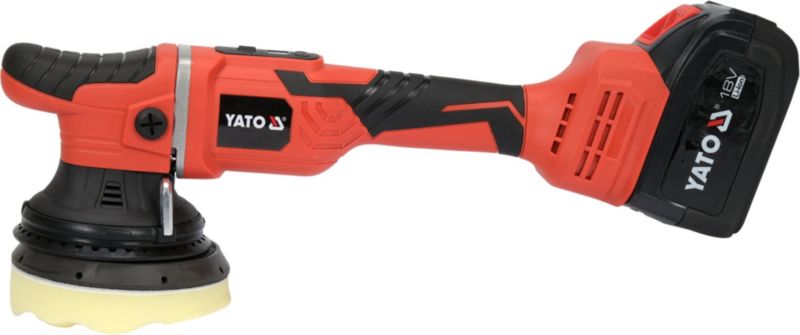 Yato orbitalpolermaskine 125 mm 18 V sæt