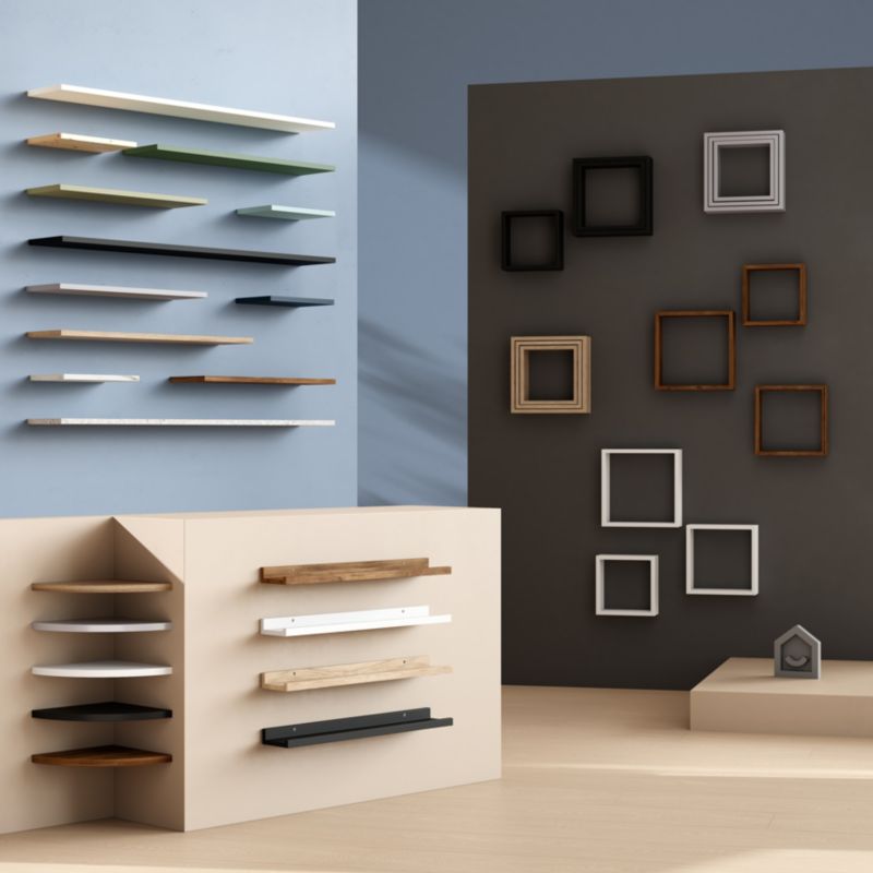 GoodHome Rigga hylde i egetræ 1,8 x 19 x 30 cm