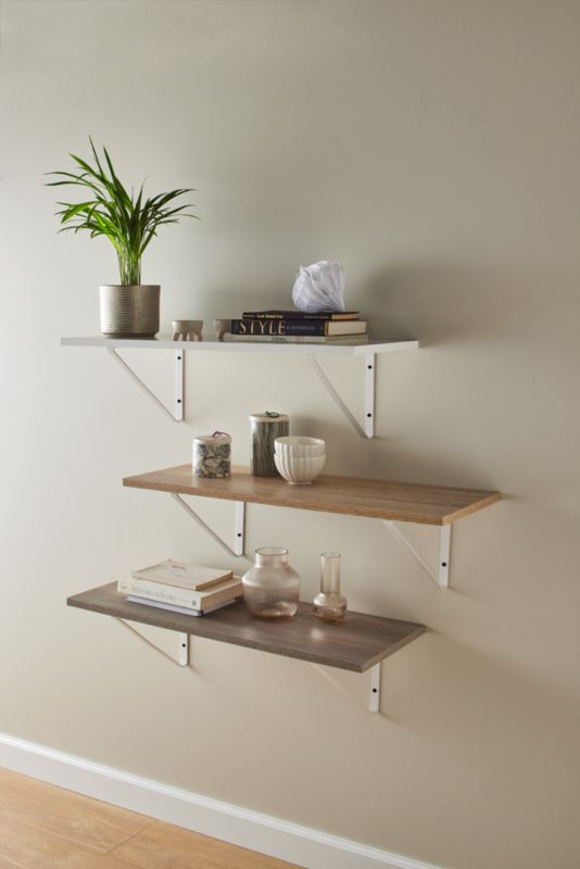 Hylde 120 x 30 x 1,8 cm i sonoma-eg