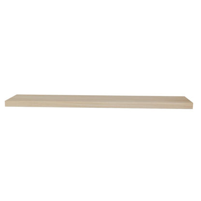 GoodHome Cusko hvidolieret egetræ hylde 3,8 x 23,5 x 118 cm