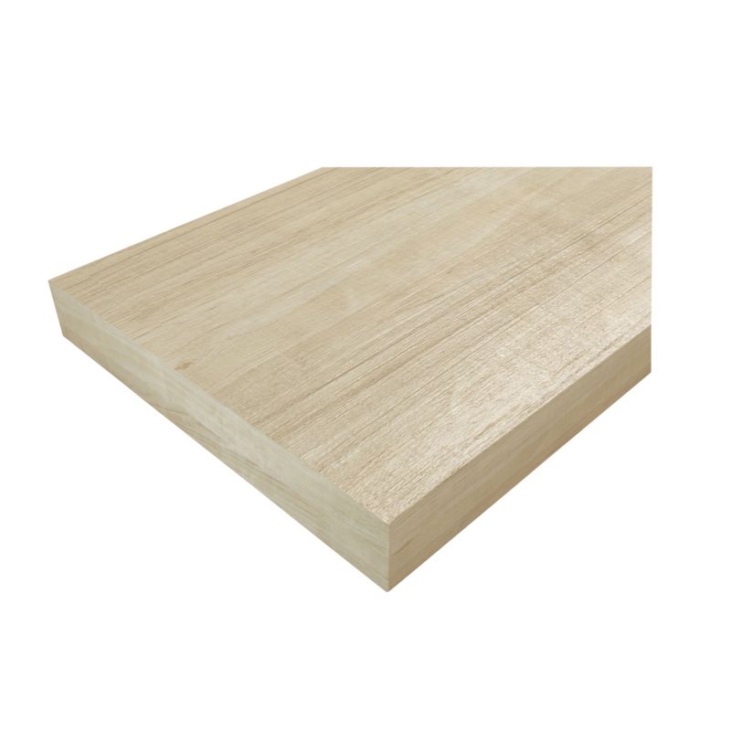 GoodHome Cusko hvidolieret egetræ hylde 3,8 x 23,5 x 118 cm