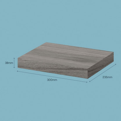 Hylde 3,8 x 23,5 x 30 cm GoodHome Cusko grå eg
