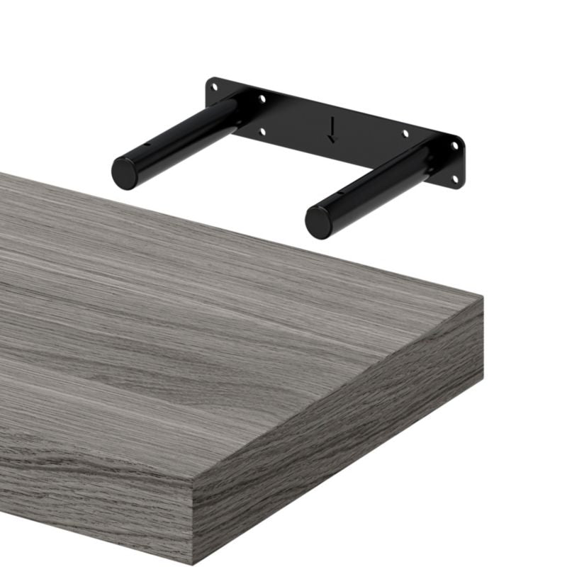 Hylde 3,8 x 23,5 x 30 cm GoodHome Cusko grå eg