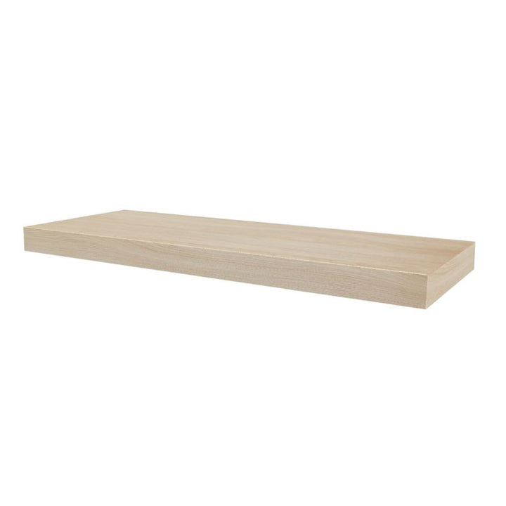 GoodHome Cusko væghylde 3,8 x 23,5 x 60 cm i blegnet egetræ