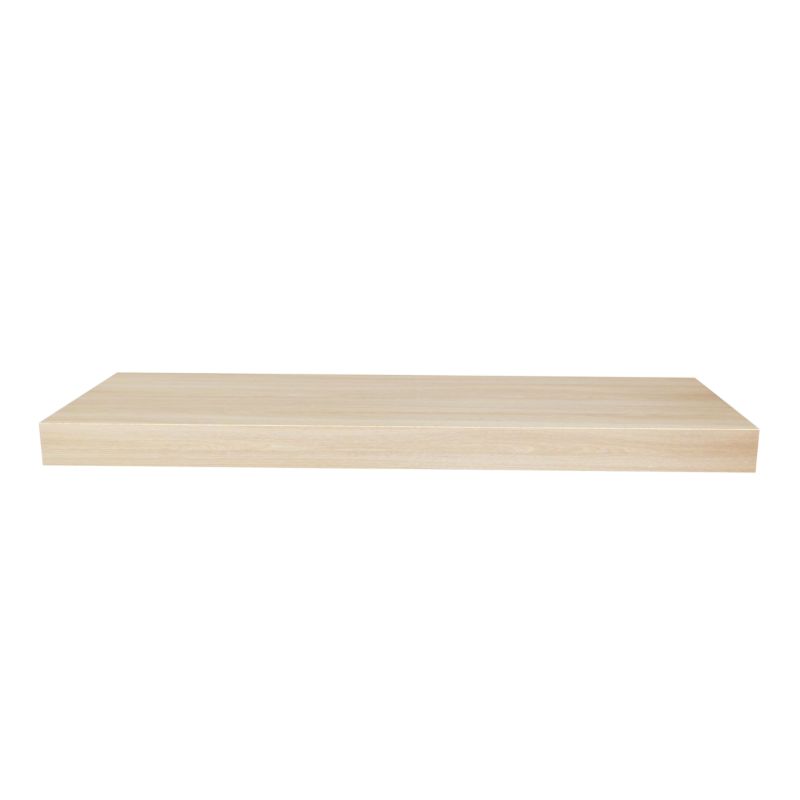 GoodHome Cusko væghylde 3,8 x 23,5 x 60 cm i blegnet egetræ