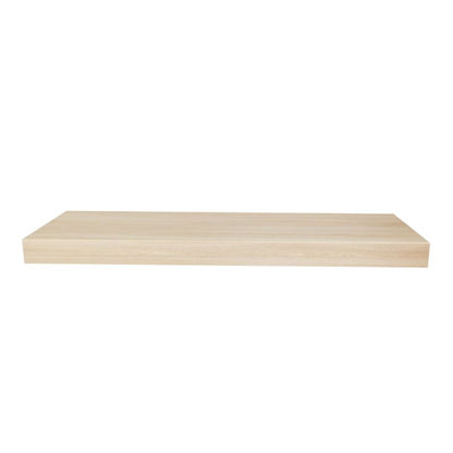 GoodHome Cusko væghylde 3,8 x 23,5 x 60 cm i blegnet egetræ