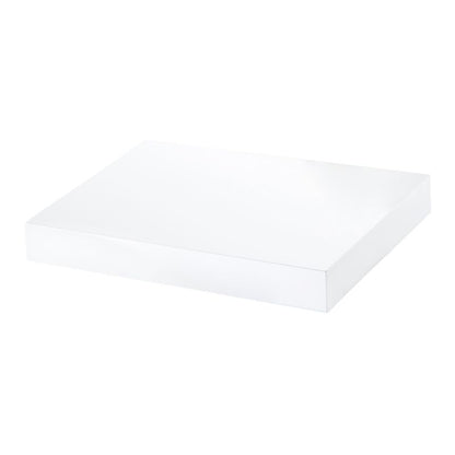 Cusko flydende hylde 30 x 235 x 300 mm i hvid højglans