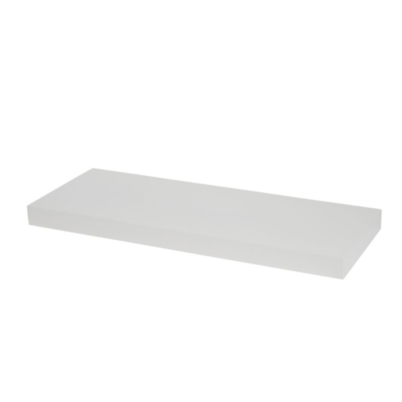 Cusko hylde 30 x 235 x 600 mm hvid højglans