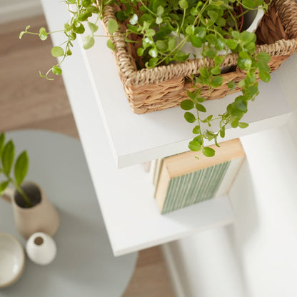 Dekorativ hylde Form Cusko 38 x 235 x 1180 mm hvid