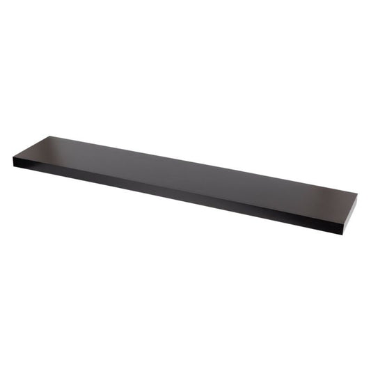 Dekorativ hylde Form Cusko 38 x 235 x 1180 mm mat-sort