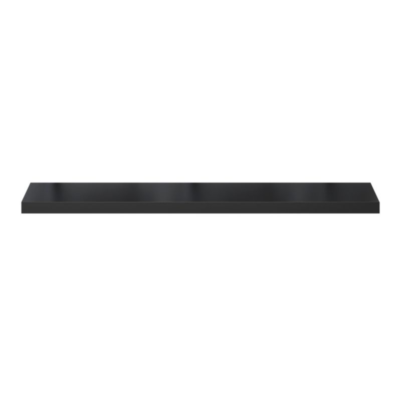 Dekorativ hylde Form Cusko 38 x 235 x 1180 mm mat-sort