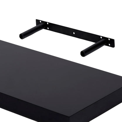 Dekorativ hylde Form Cusko 38 x 235 x 1180 mm mat-sort