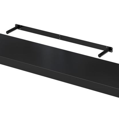 Dekorativ hylde Form Cusko 38 x 235 x 1180 mm mat-sort