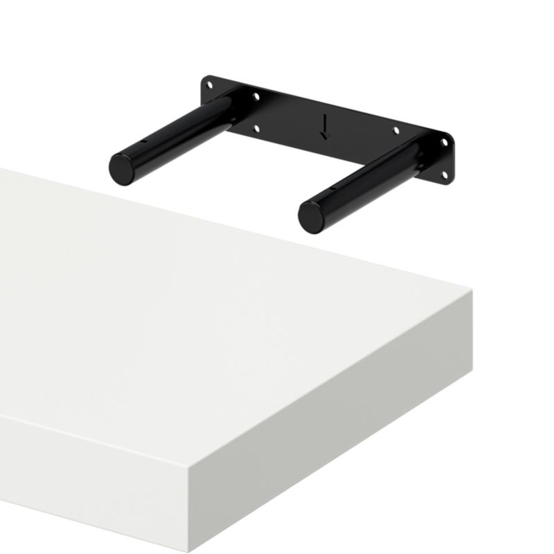 Dekorativ hylde Form Cusko 38 x 235 x 300 mm hvid