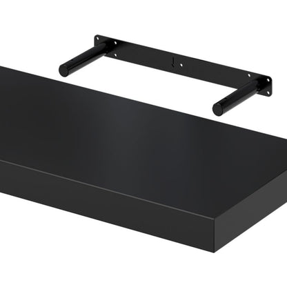Dekorativ hylde Form Cusko 38 x 235 x 600 mm mat-sort