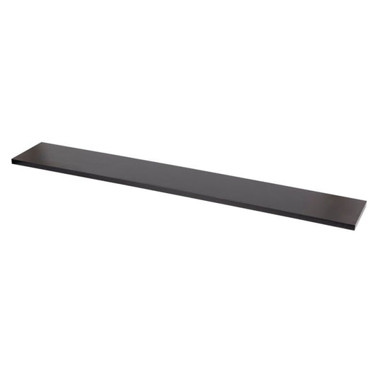 Dekorativ hylde Form Rigga 18 x 190 x 1180 mm mat-sort