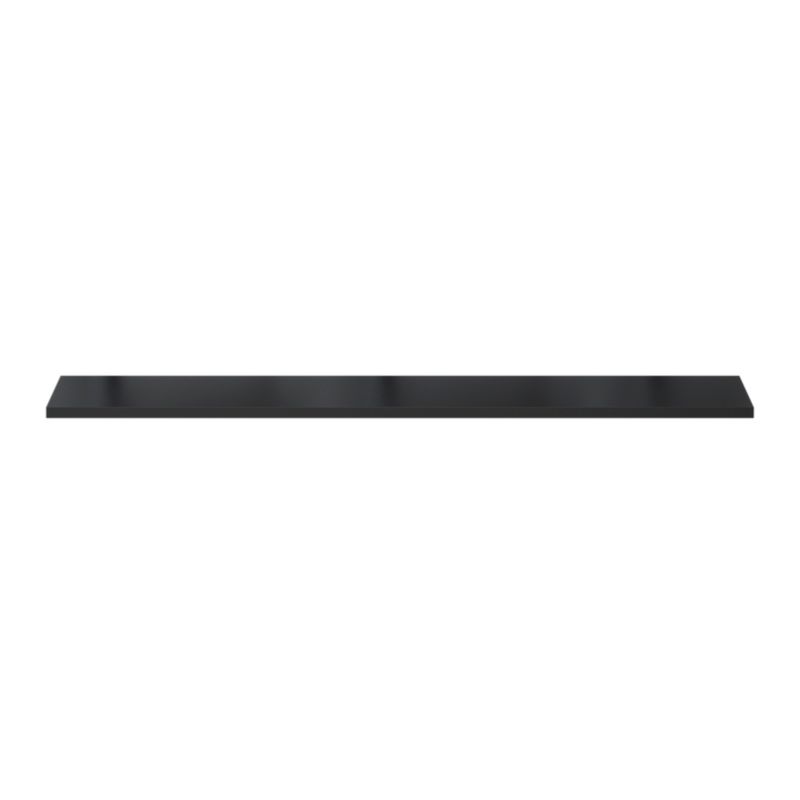 Dekorativ hylde Form Rigga 18 x 190 x 1180 mm mat-sort