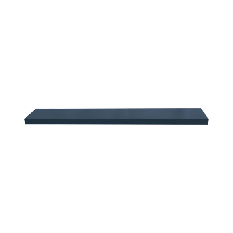 Dekorativ hylde GoodHome Cusko 38 x 235 x 1180 mm i marineblå