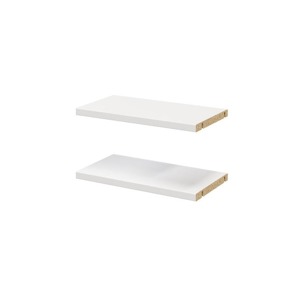GoodHome Atomia hylle til korpus 20 x 37,5 cm hvid 2 stk.
