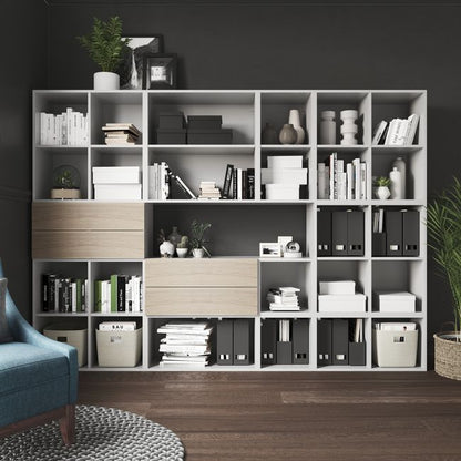 GoodHome Atomia hylle til korpus 35 x 75 cm hvid, 2 stk.