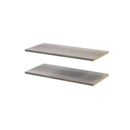 Hylde til korpus 35 x 75 cm GoodHome Atomia grå eg 2 stk.