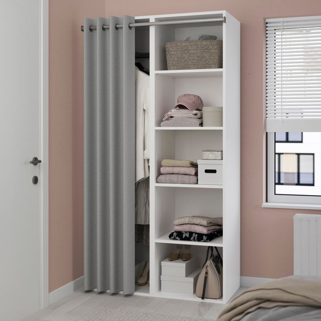 GoodHome Atomia hylle til korpus 45 x 50 cm hvid, 2 stk.