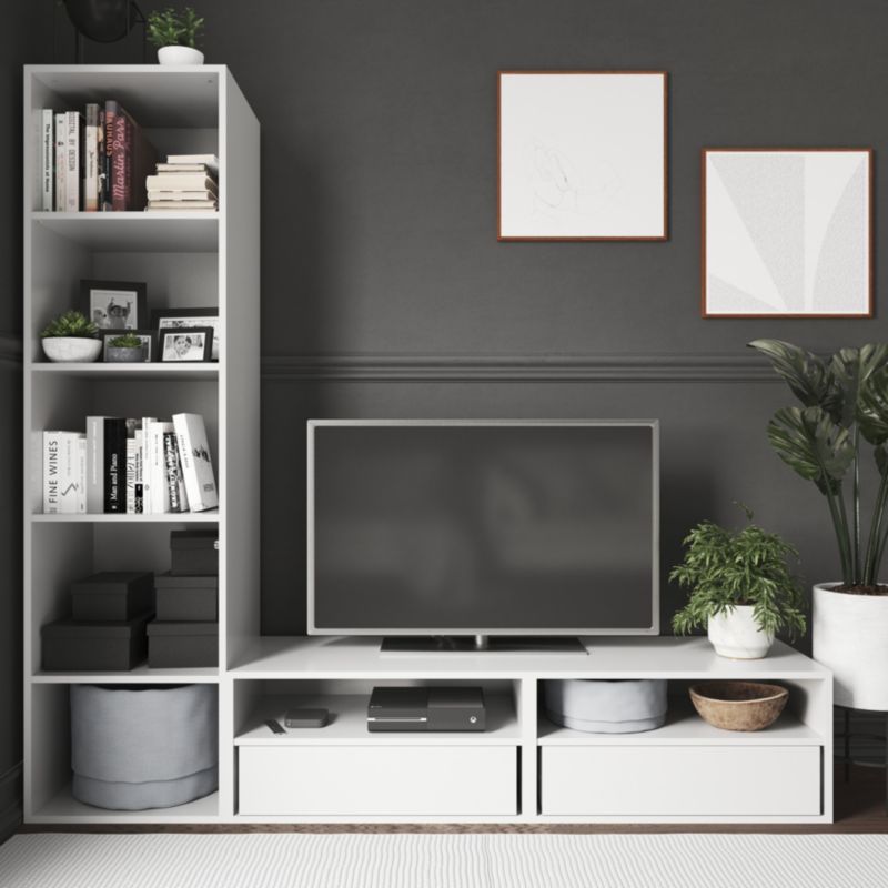 GoodHome Atomia hylle til korpus 45 x 50 cm hvid, 2 stk.