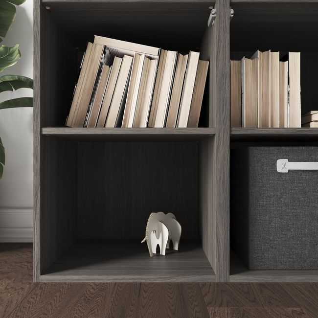 Hylde til korpus 45 x 50 cm GoodHome Atomia grå eg 2 stk.