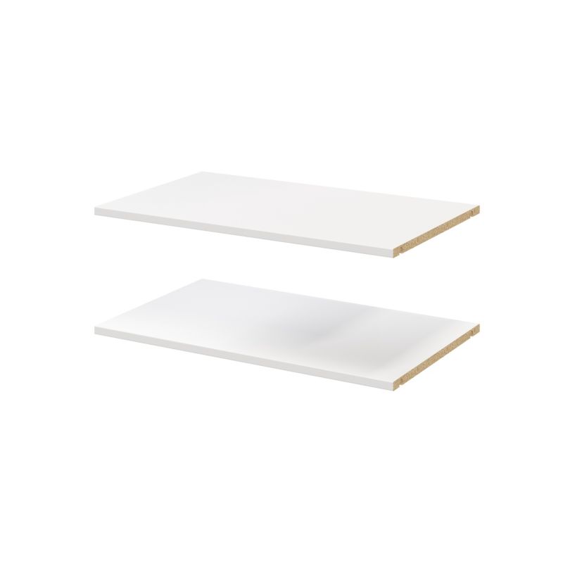 Hylde til korpus 45 x 75 cm GoodHome Atomia hvid 2 stk.